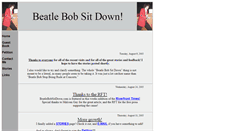 Desktop Screenshot of beatlebobsitdown.com